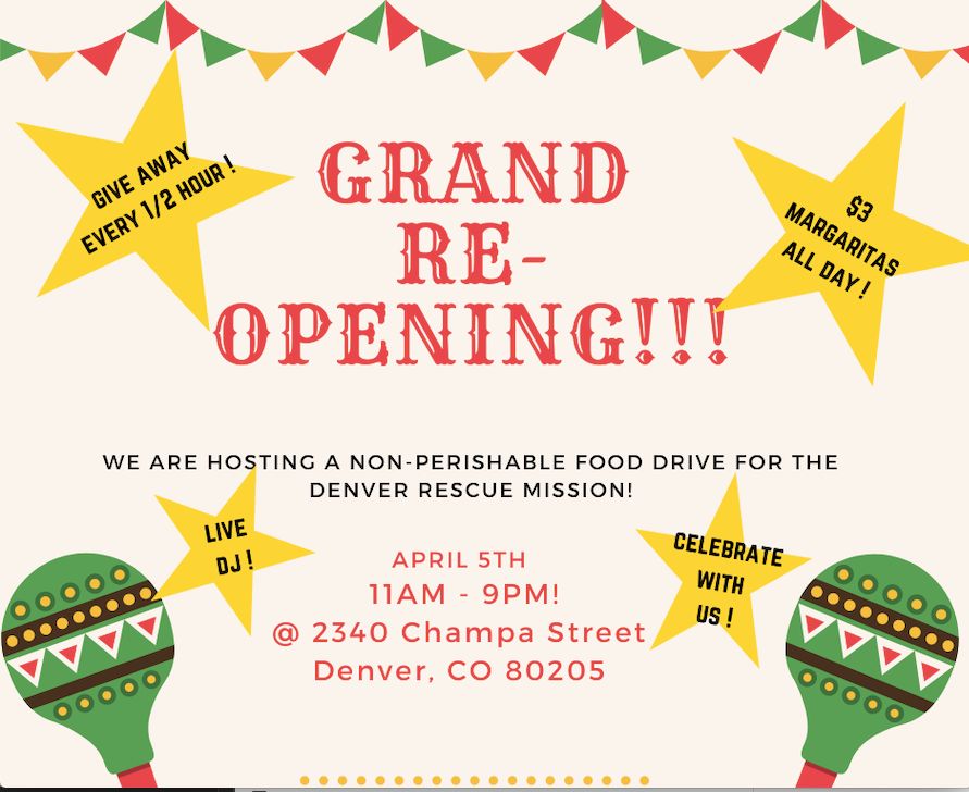 Grand re-opening